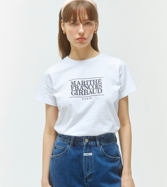 [MARITHÉ FRANÇOIS GIRBAUD] W CLASSIC LOGO TEE (5 colours)