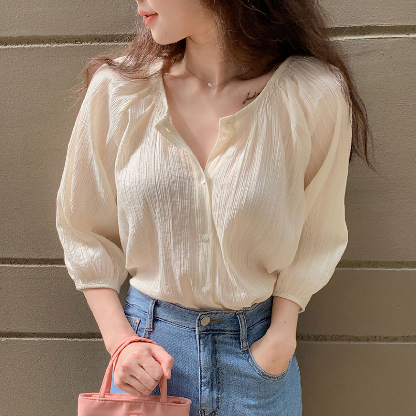 [CHERRYKOKO] [MADE, CRKO] Pastel Blouse