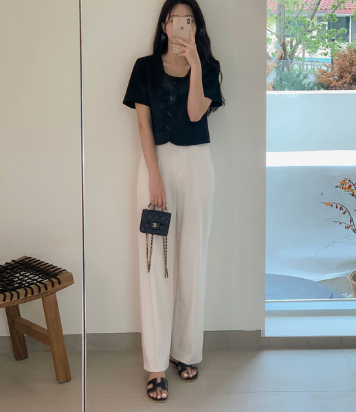 [CHERRYKOKO] [MADE, CRKO] Cheese Banding Slacks (summer ver.)