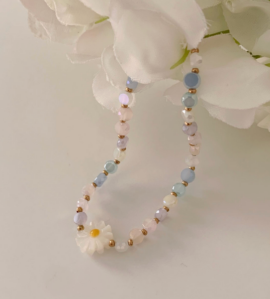 [SOYE PI-NE] Sunshine Daisy Crystal Beads Bracelet