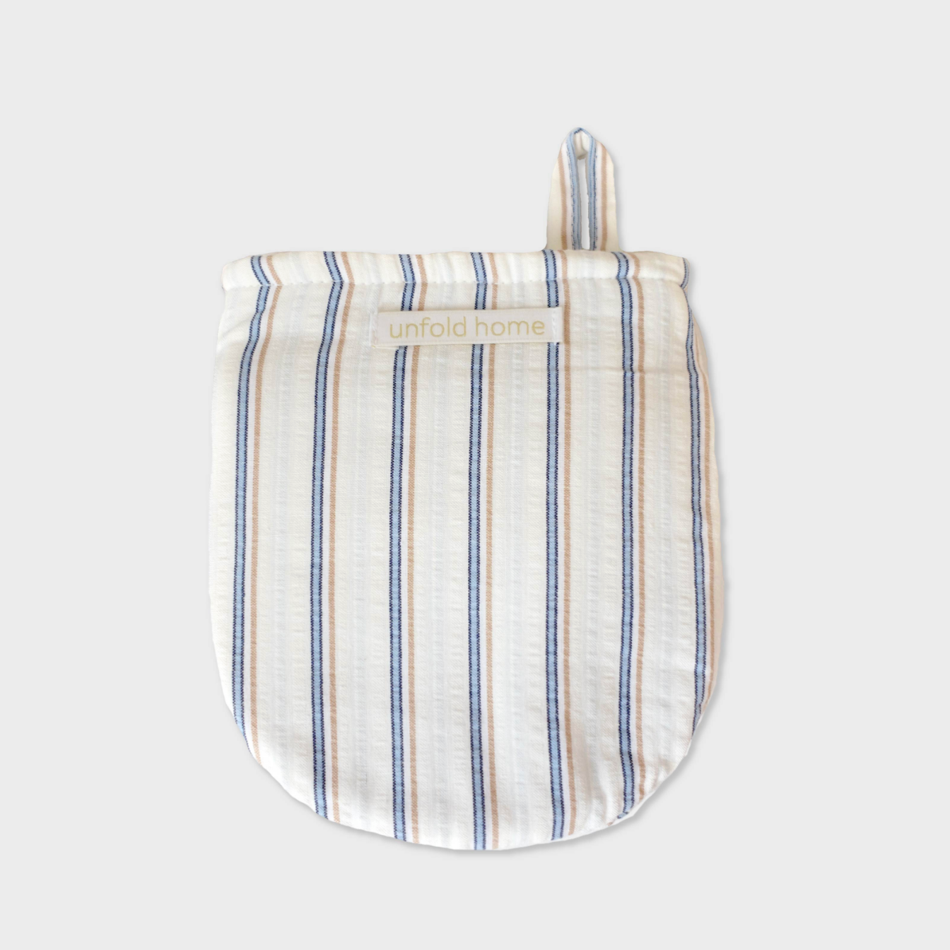 [unfold] Stripe Oven Mitt (Blue)