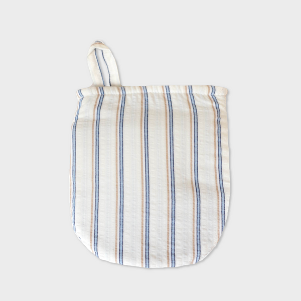 [unfold] Stripe Oven Mitt (Blue)