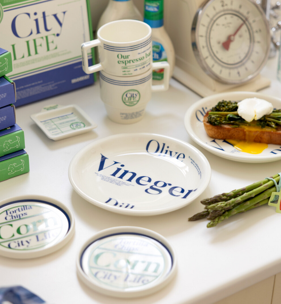 [momur] [weekend 6] Mug & City Bowl Set (Ivory)