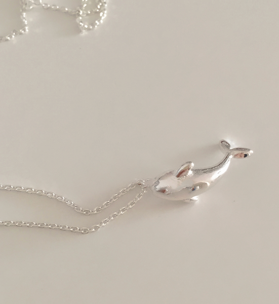 [moat] Dolphin Necklace (silver925)