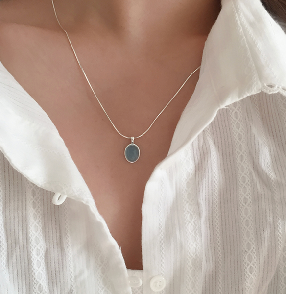 [moat] Marine Necklace (silver925)