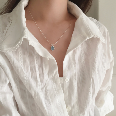 [moat] Marine Necklace (silver925)