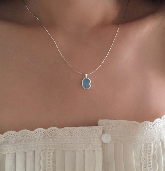 [moat] Marine Necklace (silver925)