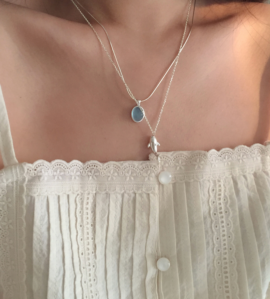 [moat] Marine Necklace (silver925)