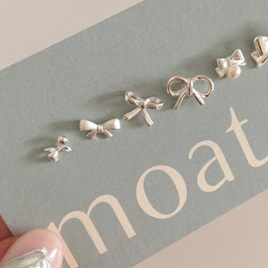 [moat] Ribbon Piercing Collection (silver925)