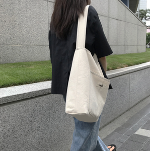 [noh] Stitch Line Bag (Ivory/ Black)