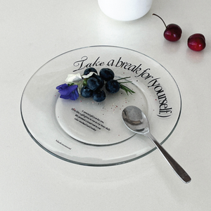 [Mademoment] Take a Break Glass Plate