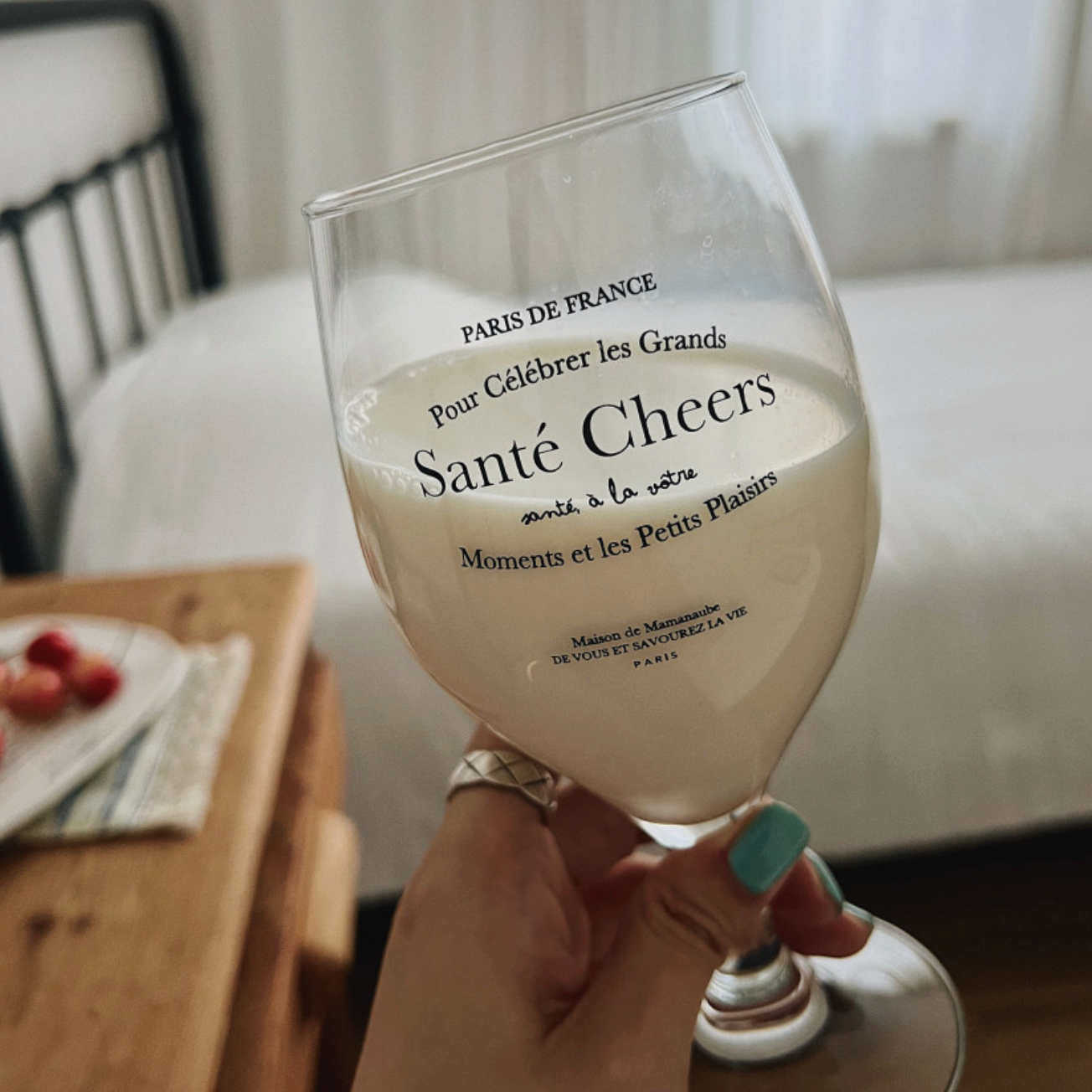 [MAMANAUBE] Santé Cheers Glass Cup 440ml