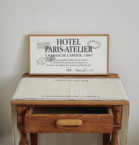 [MAMANAUBE] HOTEL PARIS-ATELIER Vintage Poster