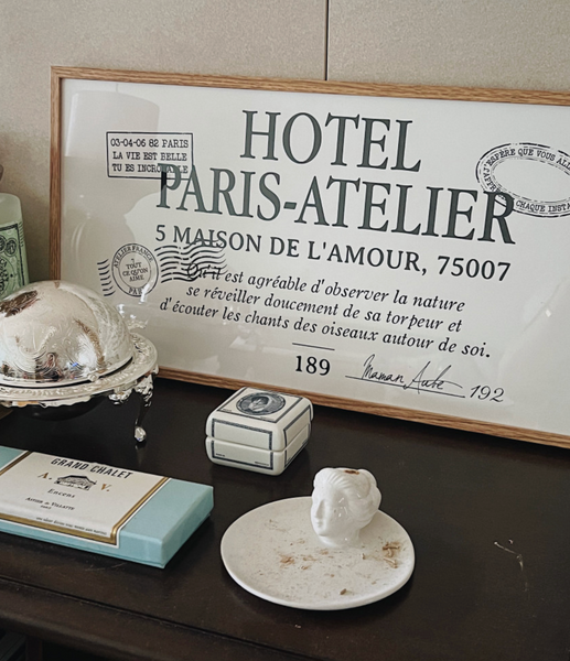 [MAMANAUBE] HOTEL PARIS-ATELIER Vintage Poster