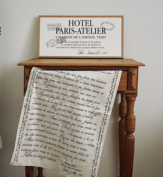 [MAMANAUBE] HOTEL PARIS-ATELIER Vintage Poster