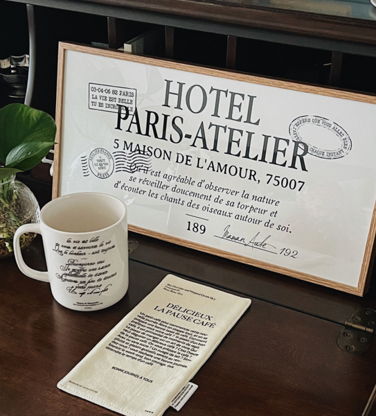 [MAMANAUBE] HOTEL PARIS-ATELIER Vintage Poster