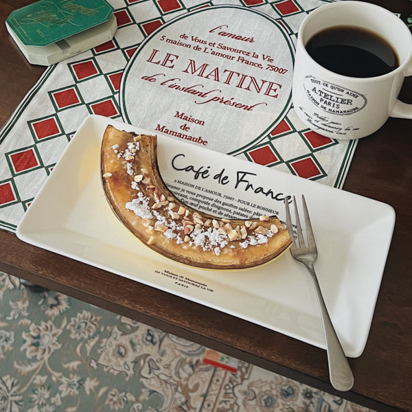 [MAMANAUBE] Cafe de France Square Plate