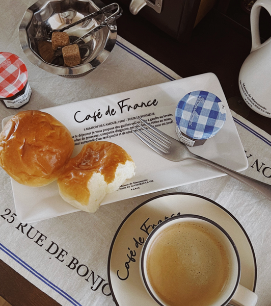 [MAMANAUBE] Cafe de France Square Plate