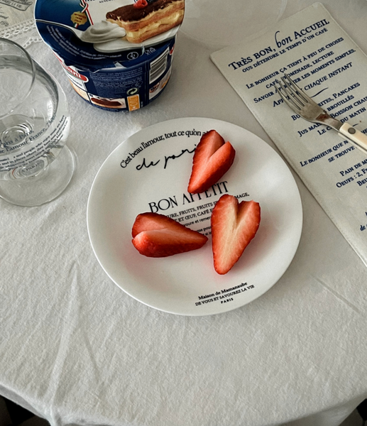 [MAMANAUBE] de Paris, Bon appétit Plate