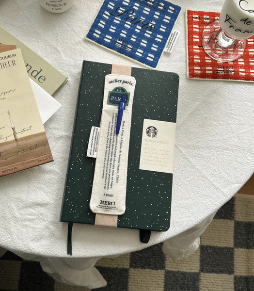 [MAMANAUBE] ATLEIER PARIS ATLIER Paris Lettering Bookmark