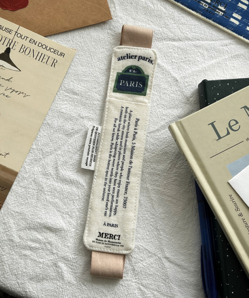 [MAMANAUBE] ATLEIER PARIS ATLIER Paris Lettering Bookmark