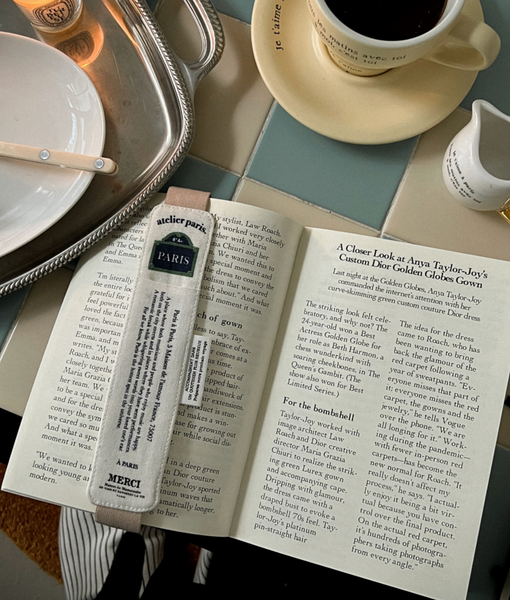 [MAMANAUBE] ATLEIER PARIS ATLIER Paris Lettering Bookmark