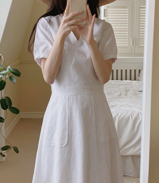 [SLOWAND] # SLOWMADE Daily Summer Linen Dress