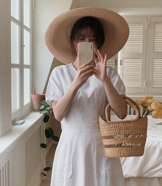 [SLOWAND] # SLOWMADE Daily Summer Linen Dress