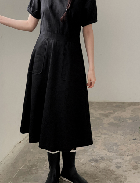 [SLOWAND] # SLOWMADE Daily Summer Linen Dress