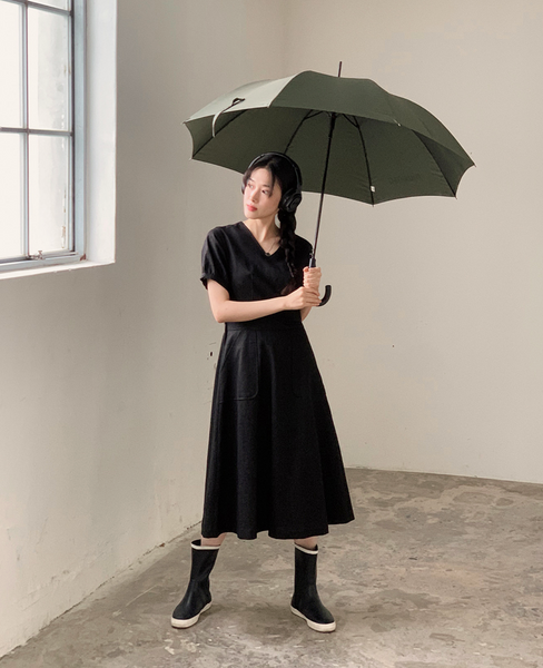 [SLOWAND] # SLOWMADE Daily Summer Linen Dress