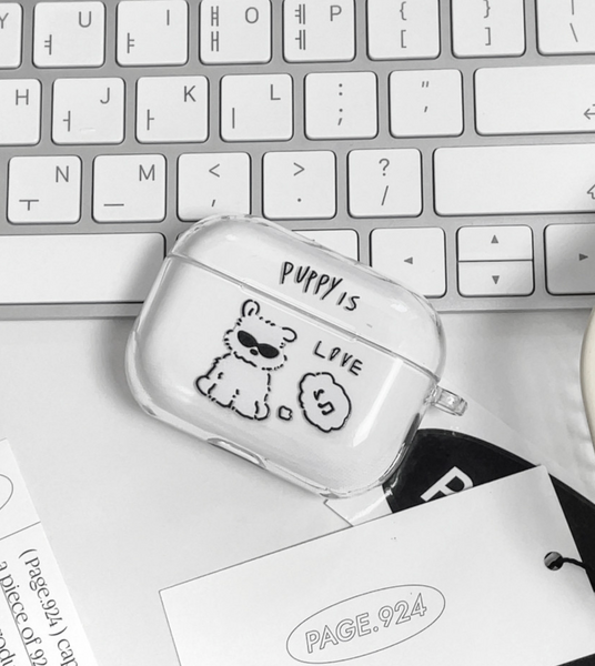 [monani studio] Puppy is Love Airpods Case