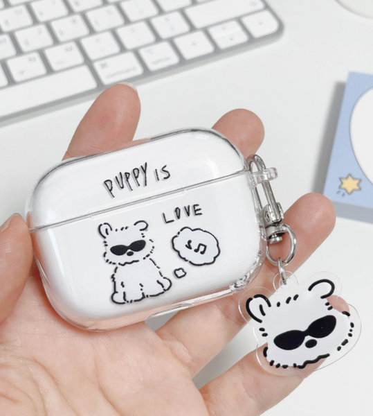 [monani studio] Puppy is Love Airpods Case