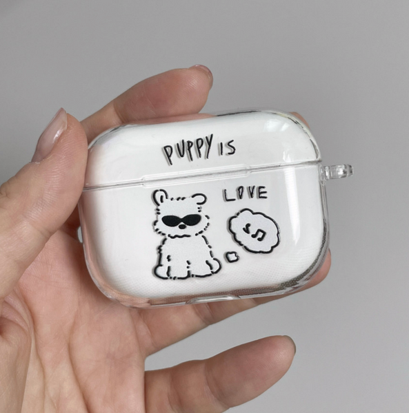 [monani studio] Puppy is Love Airpods Case