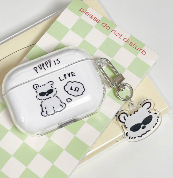 [monani studio] Puppy is Love Airpods Case