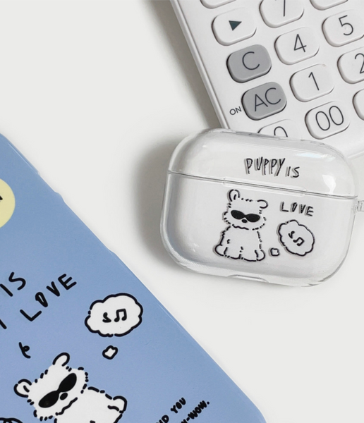 [monani studio] Puppy is Love Airpods Case