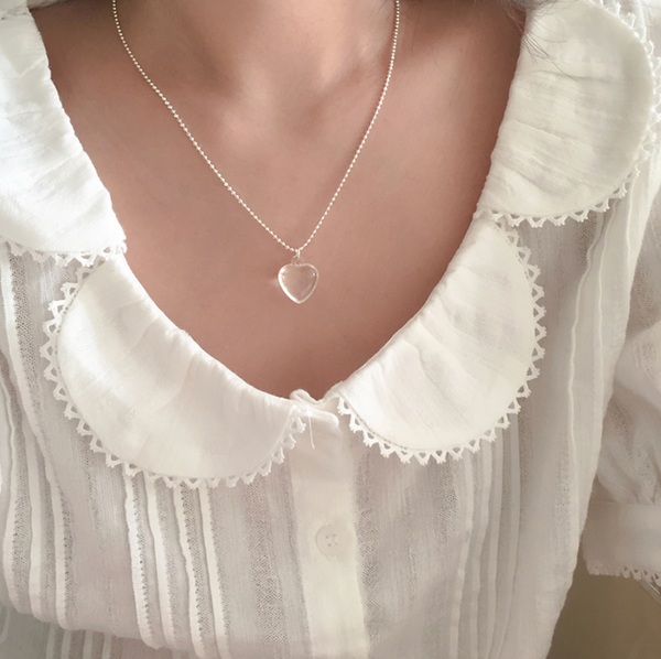 [moat] Pure LUV Necklace (silver925)