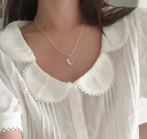 [moat] Pure LUV Necklace (silver925)