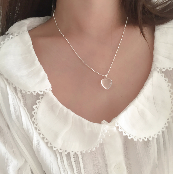 [moat] Pure LUV Necklace (silver925)