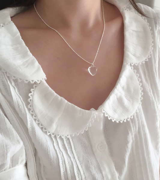 [moat] Pure LUV Necklace (silver925)