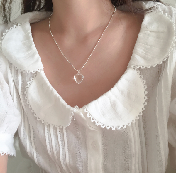 [moat] Pure LUV Necklace (silver925)