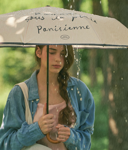 [HOTEL PARIS CHILL] Chill in Rain Umbrella (Vanilla)
