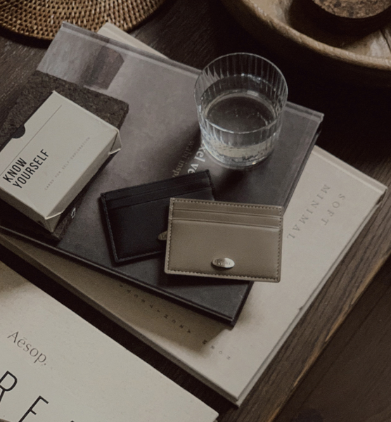 [SLOWAND] # LENTO Minimal Card Wallet (Cowhide)