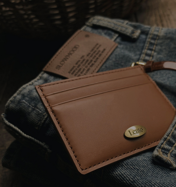 [SLOWAND] # LENTO Minimal Card Wallet (Cowhide)