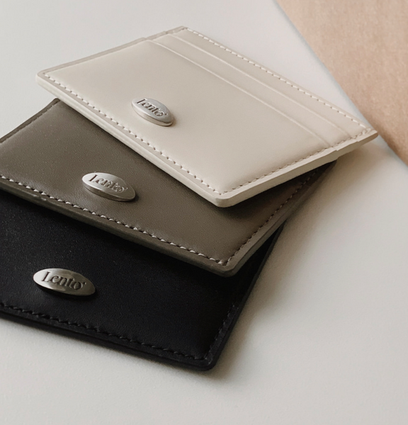 [SLOWAND] # LENTO Minimal Card Wallet (Cowhide)