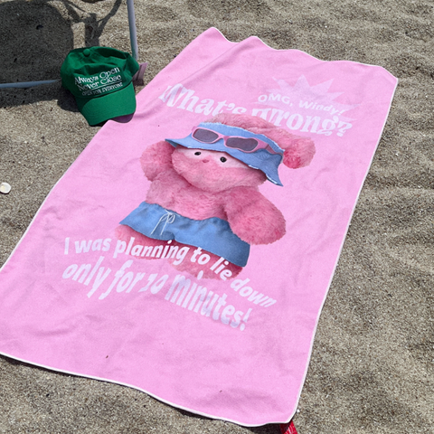 [THENINEMALL] Tanning Windy Beach Towel