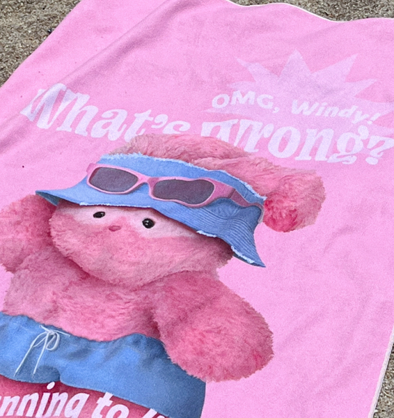 [THENINEMALL] Tanning Windy Beach Towel