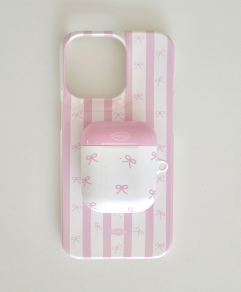 [OLIVET] Ice-cream Ribbon Phone Case