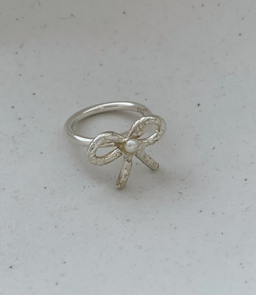 [Forimyme] [Silver 925] Ribbon Handmade Silver Ring