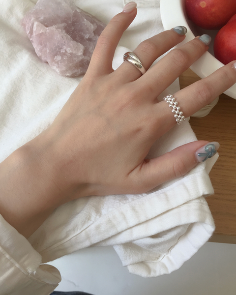 [moat] Ball Beads Ring (Silver925)
