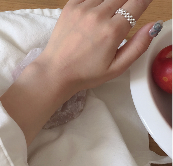 [moat] Ball Beads Ring (Silver925)